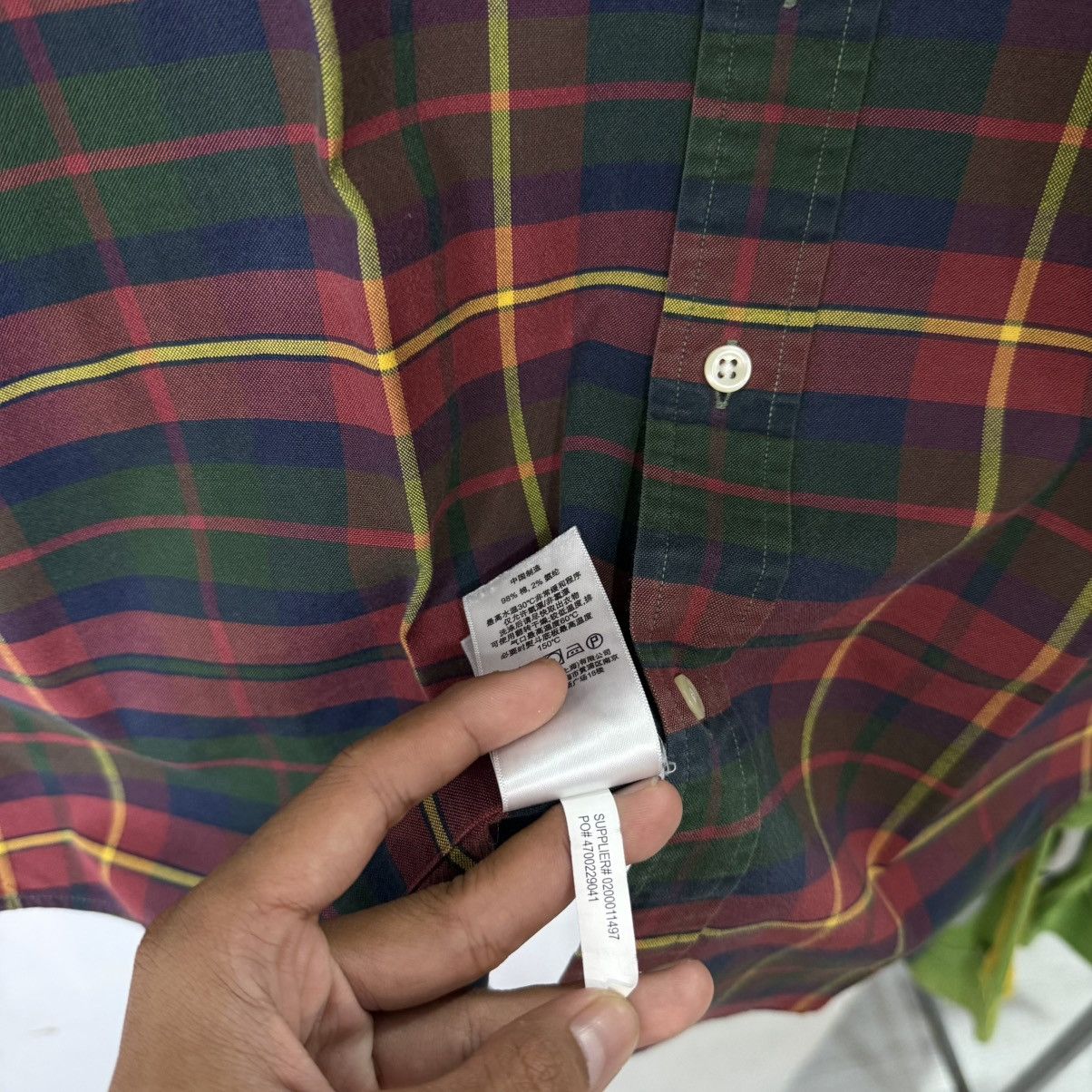 Polo Ralph Lauren POLO RALPH LAUREN plaid button up shirt Size US L / EU 52-54 / 3 - 7 Thumbnail