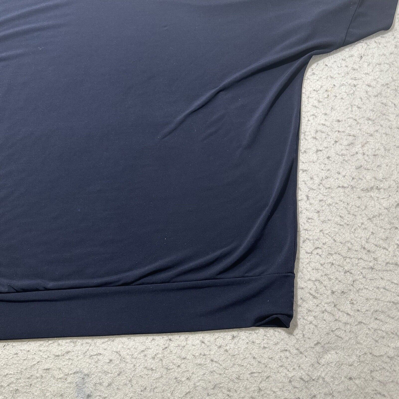 Chicos Chico's Large Blue Dolman Sleeve Zipper Accent Blouse Top Size L / US 10 / IT 46 - 13 Thumbnail