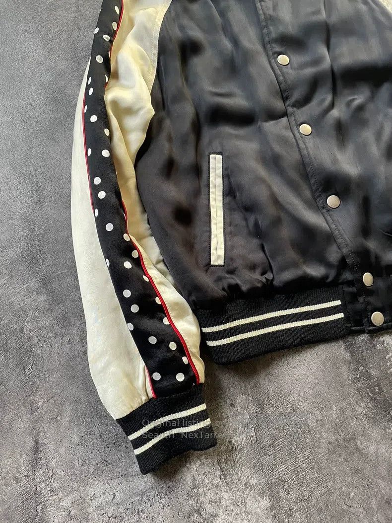 Saint Laurent Paris Saint Laurent Paris Patchwork polka dot back slogan silk j Size XS / US 0-2 / IT 36-38 - 3 Thumbnail