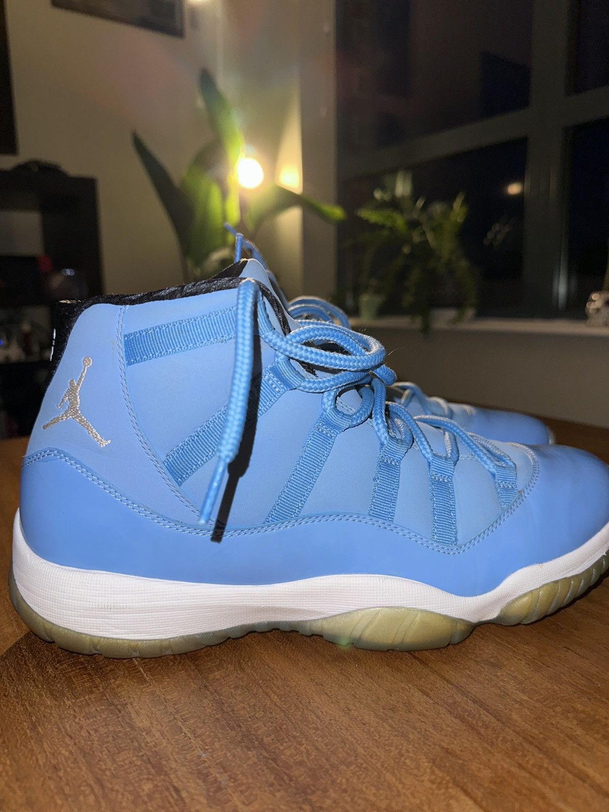 jordan 11 pantone on feet