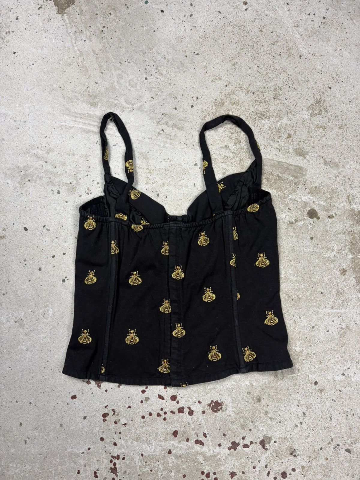 Dior FW 1992 Christian Dior Boutique Black Corset Bees Top Size S / US 4 / IT 40 - 3 Thumbnail