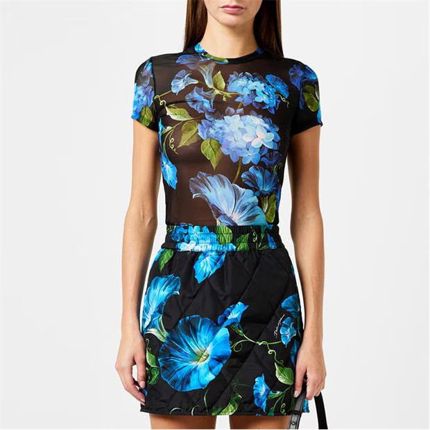 Dolce & Gabbana o1g2r1mq1024 Crop T-Shirts in Multicolor Size S / US 4 / IT 40 - 3 Thumbnail