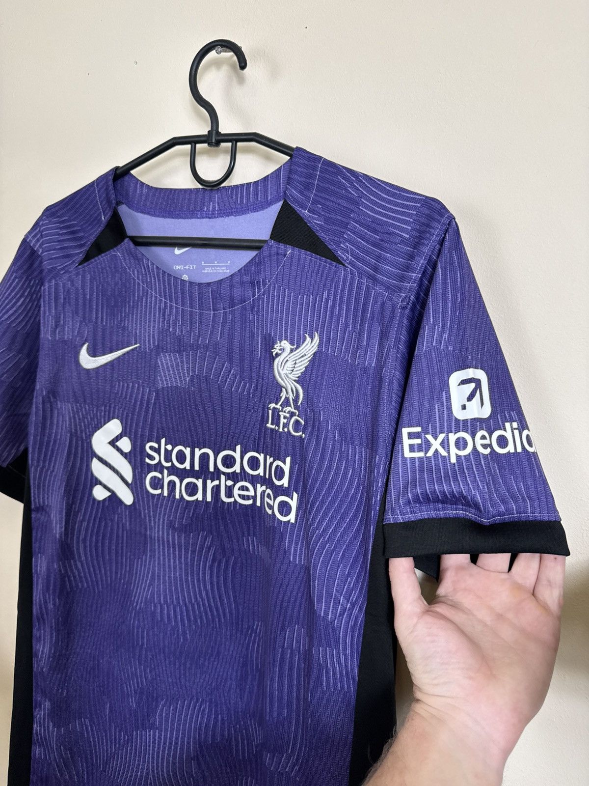 Nike Liverpool FC 2023/24 Nike Purple Third Team Shirt XL Men’s Size US M / EU 48-50 / 2 - 10 Thumbnail