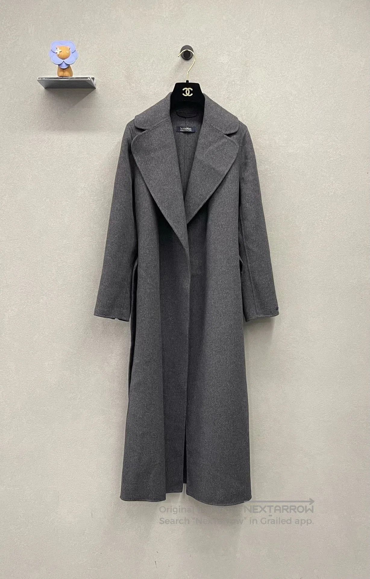 Max Mara MaxMara Gray Robe Coat Size 38. Size S / US 4 / IT 40 - 1 Thumbnail
