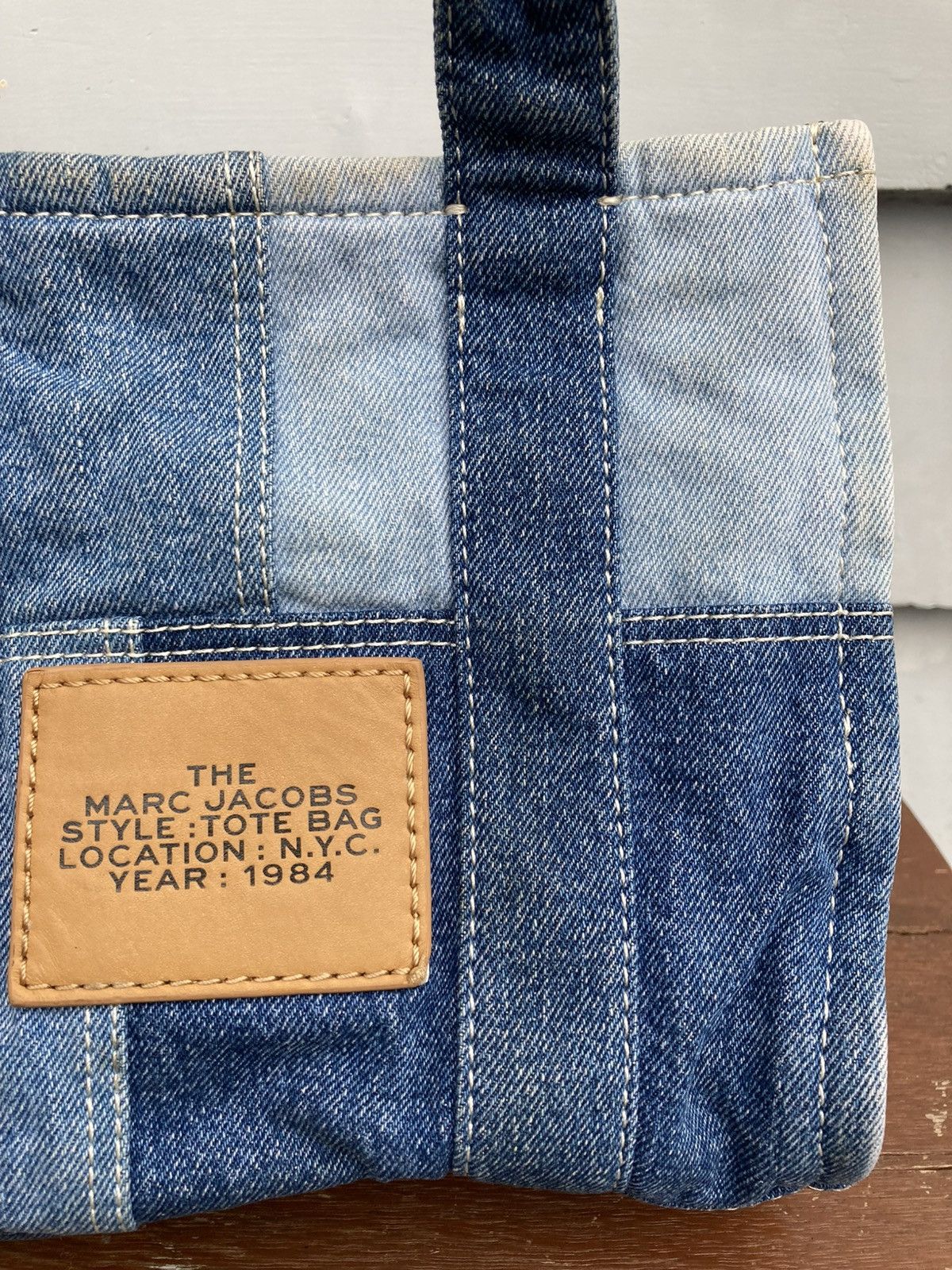Designer × Vintage The Tote Bag Denim Jeans Material Size ONE SIZE - 6 Thumbnail