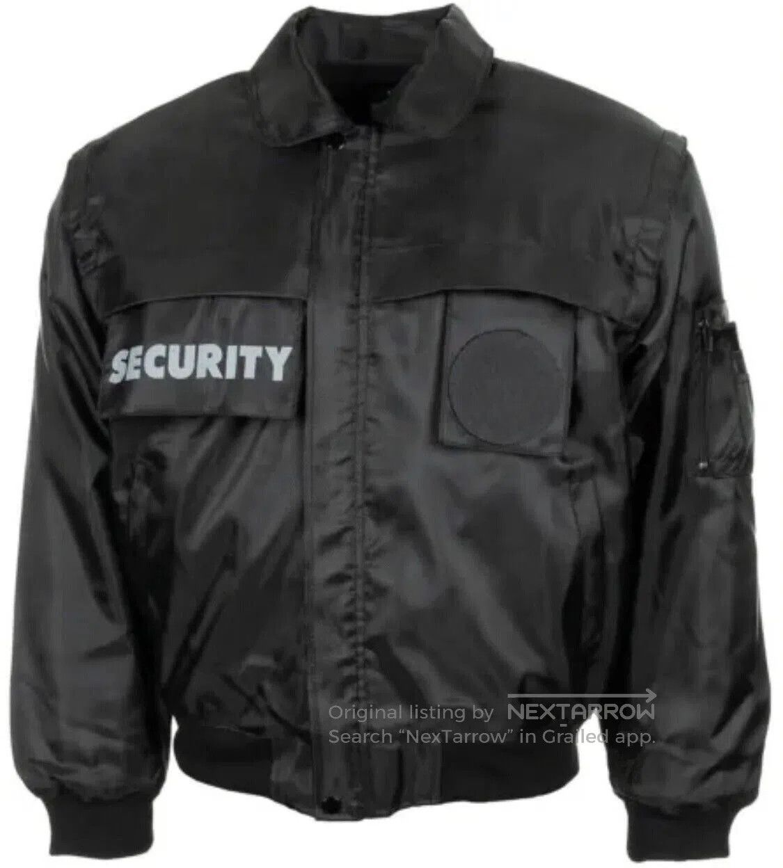 Balenciaga black security bomber jacket for men. Size US M / EU 48-50 / 2 - 1 Thumbnail