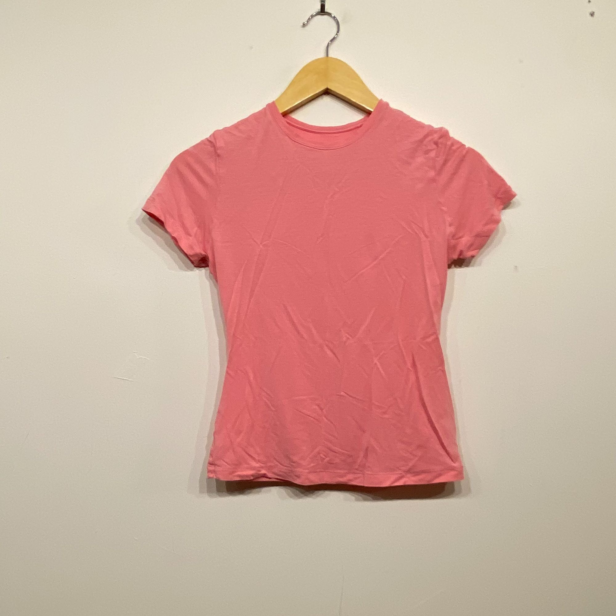 Other Organic Basics Pink Crew Neck Tight and Stretchy Baby Tee Si Size M / US 6-8 / IT 42-44 - 1 Thumbnail