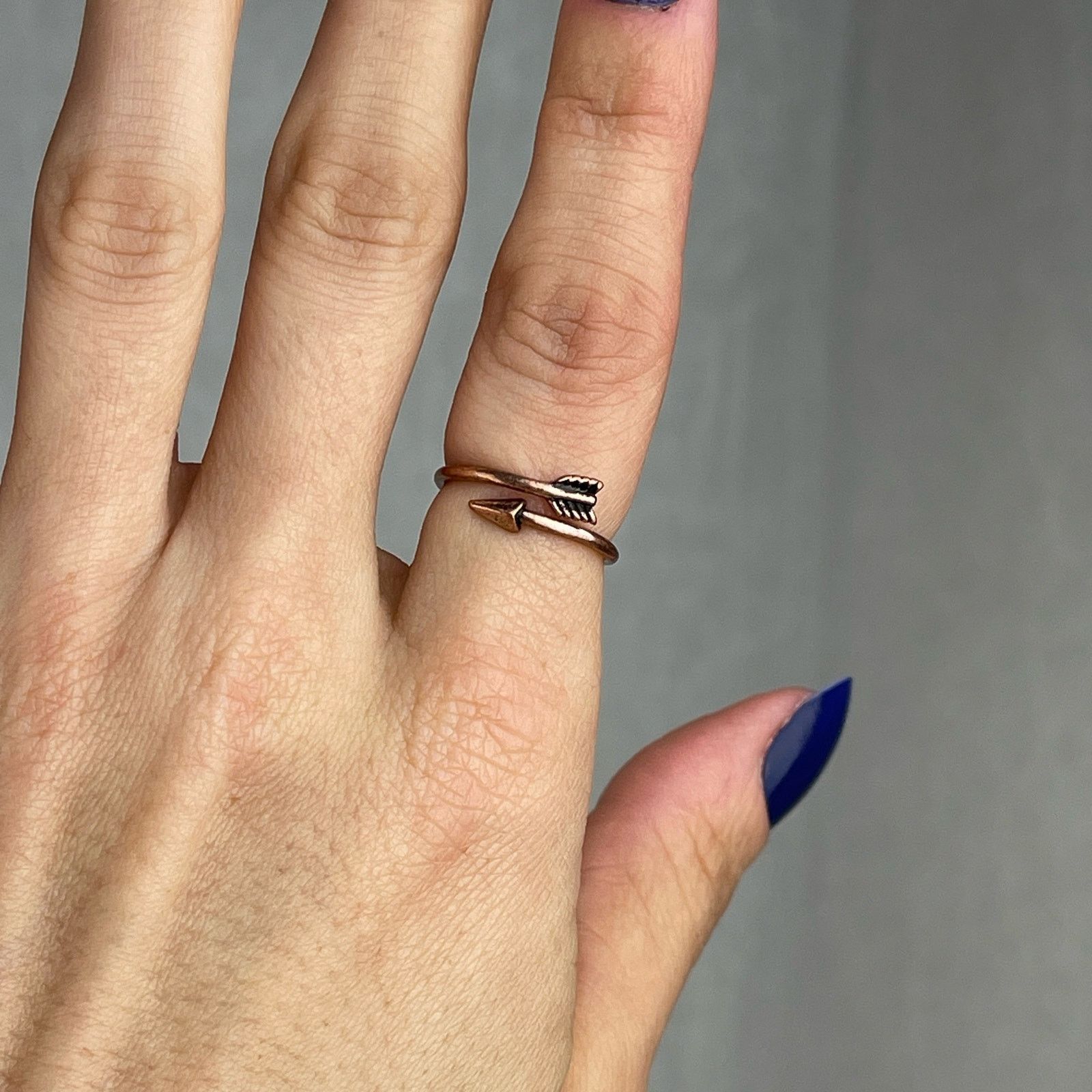 Other Dainty Copper Tone Arrow Shaped Wrap Ring Jewelry 5-5.5 NWOT Size ONE SIZE - 1 Thumbnail
