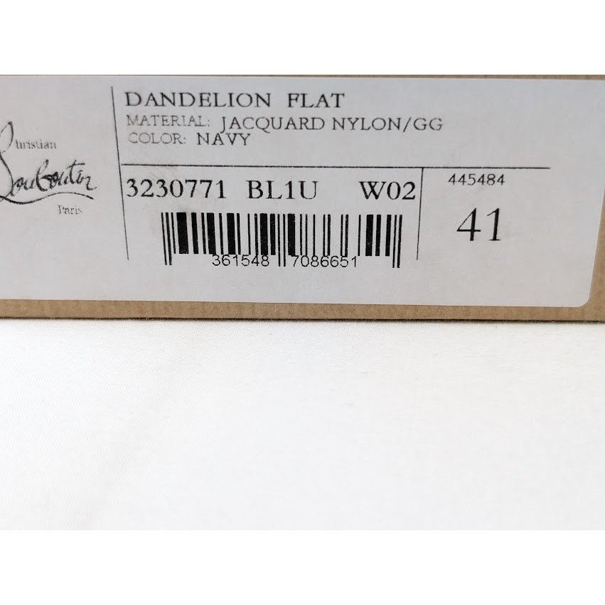 Christian Louboutin o1rshd1 Dandelion Flat Shoes in Navy Size US 8 / EU 41 - 19 Thumbnail