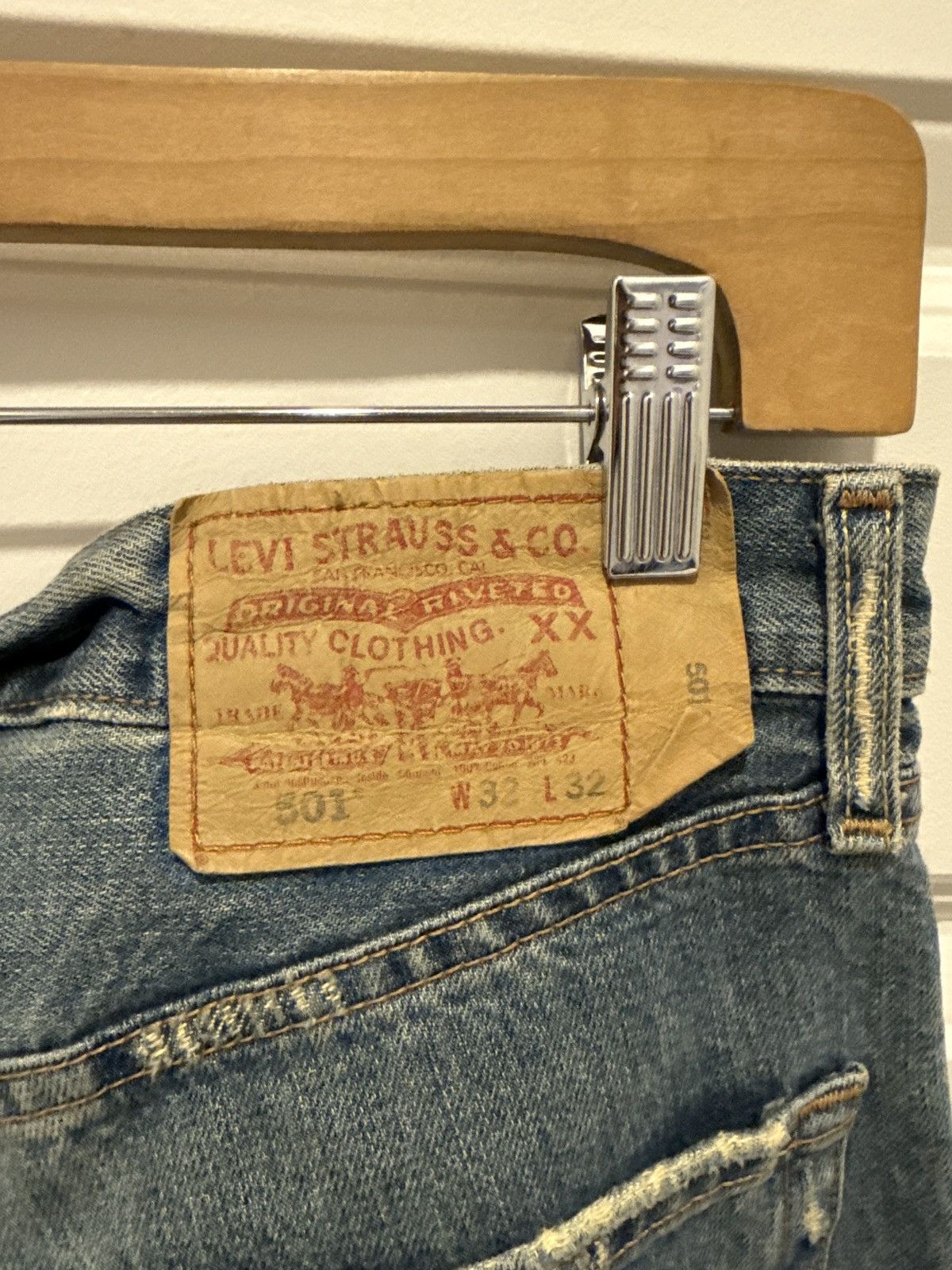 Levi's × Vintage Vintage Levi’s 501 Made in Mexico Size US 32 / EU 48 - 5 Thumbnail