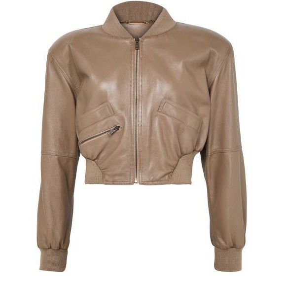 Chloe CHLOE Zip Up Baobab Brown Leather Jacket New & Authentic (Wo Size M / US 6-8 / IT 42-44 - 1 Thumbnail