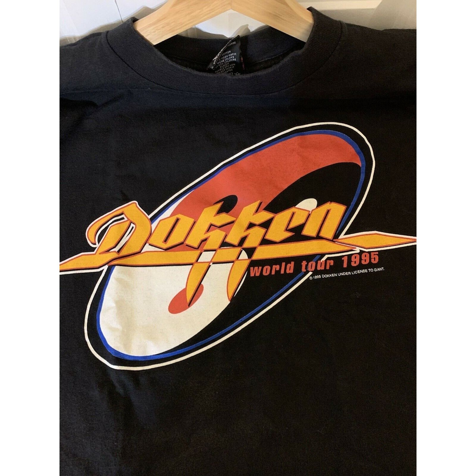 Giant Vintage DOKKEN WORLD TOUR 1995 Men’s Sz XL T Shirt Rock Meta Size US XL / EU 56 / 4 - 3 Thumbnail
