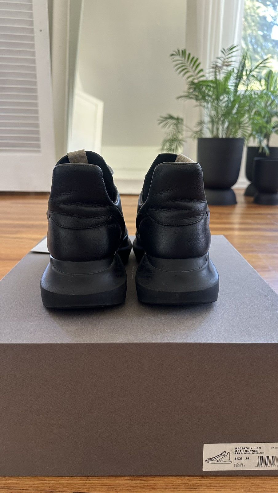 Rick Owens Rick Owens geth running sneakers EU 38, US 7 Size US 7 / IT 37 - 4 Thumbnail