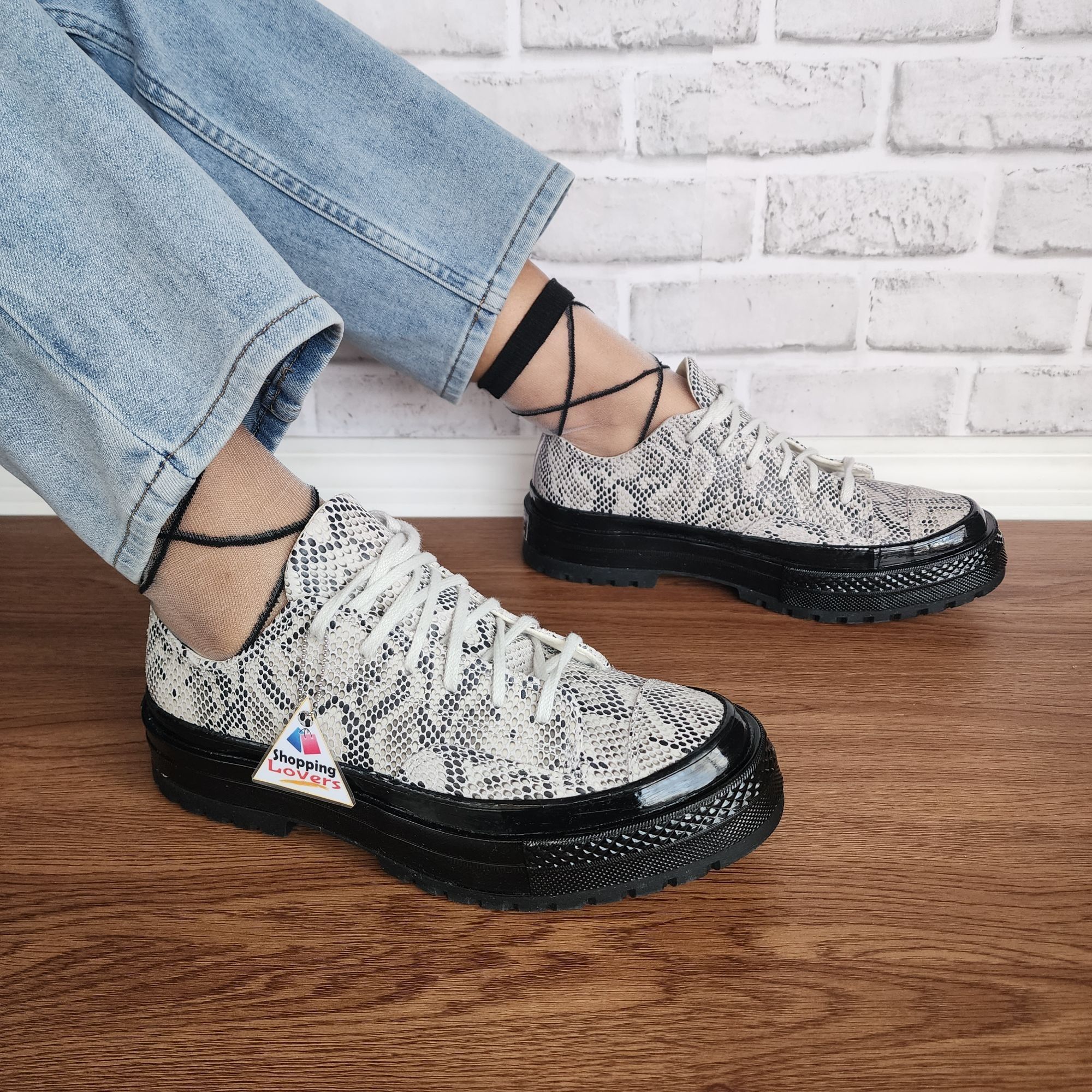 Converse ⭐Converse Chuck 70 National Suede Snake Print Platform 6.5 W Size US 6.5 / IT 36.5 - 3 Thumbnail