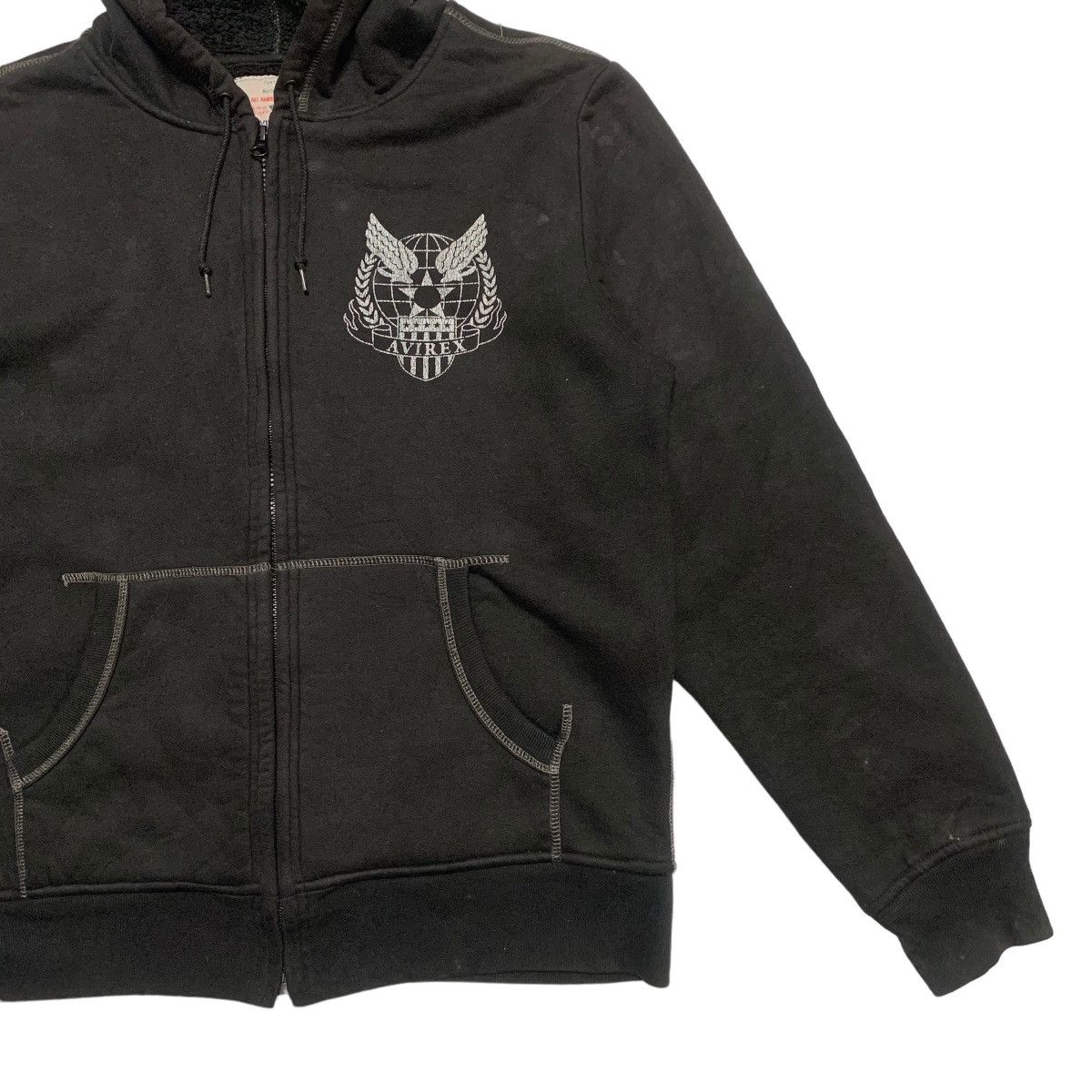 Avirex Vintage Avirex Us Armed Forces Zipper Hoodie Size US M / EU 48-50 / 2 - 3 Thumbnail