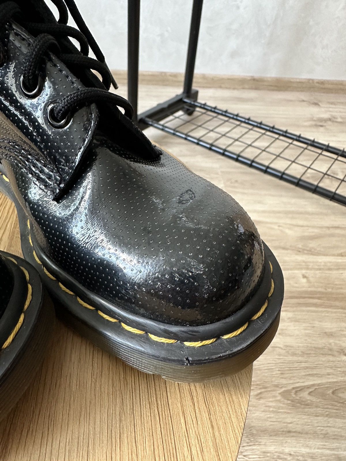 Dr. Martens Dr. Martens Dot Leather Combat Boots Size US 8.5 / IT 38.5 - 5 Thumbnail