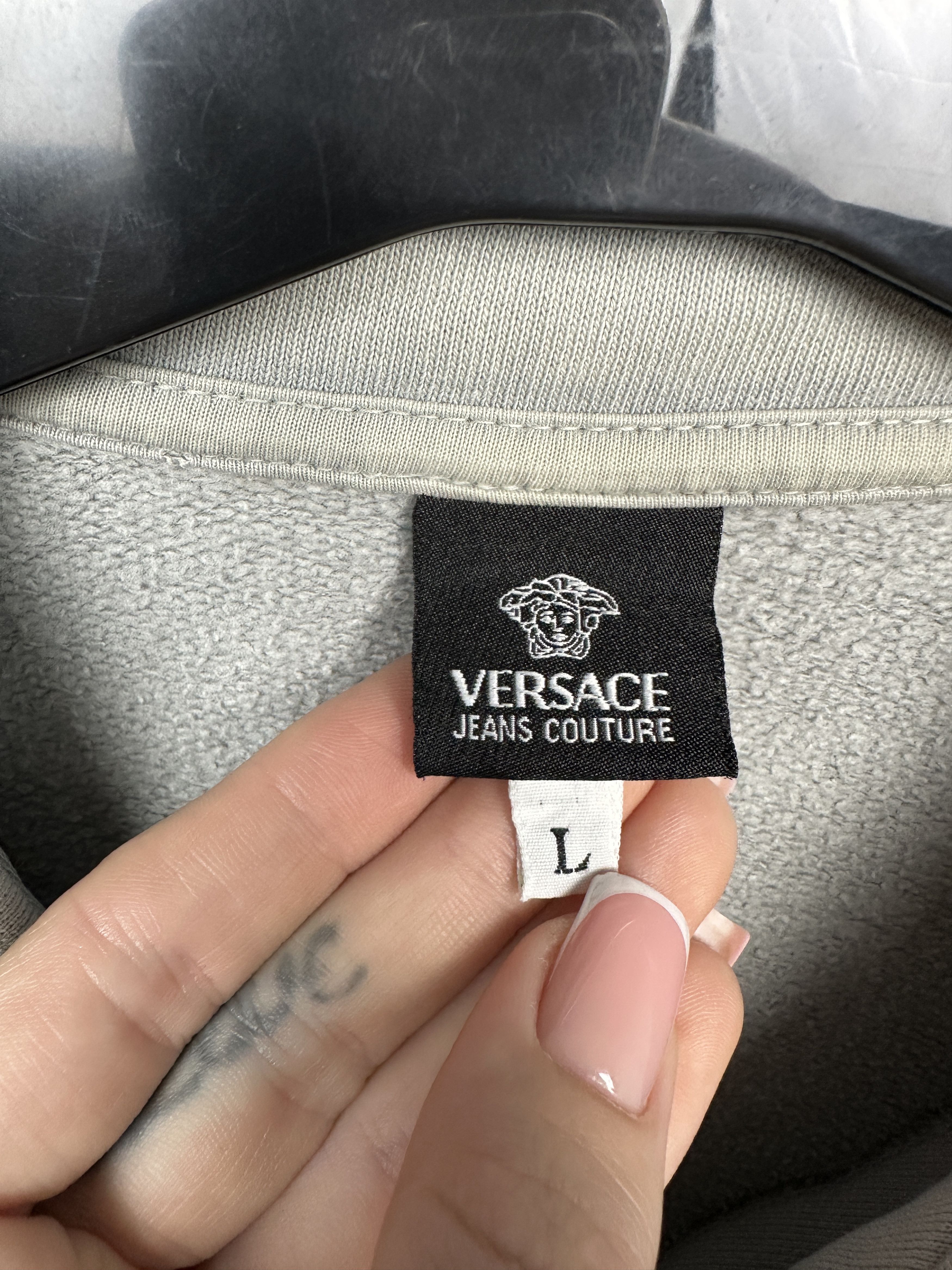 Versace Versace Jeans Couture Vintage Mens 1\4 Zip Sweater Size US L / EU 52-54 / 3 - 7 Thumbnail