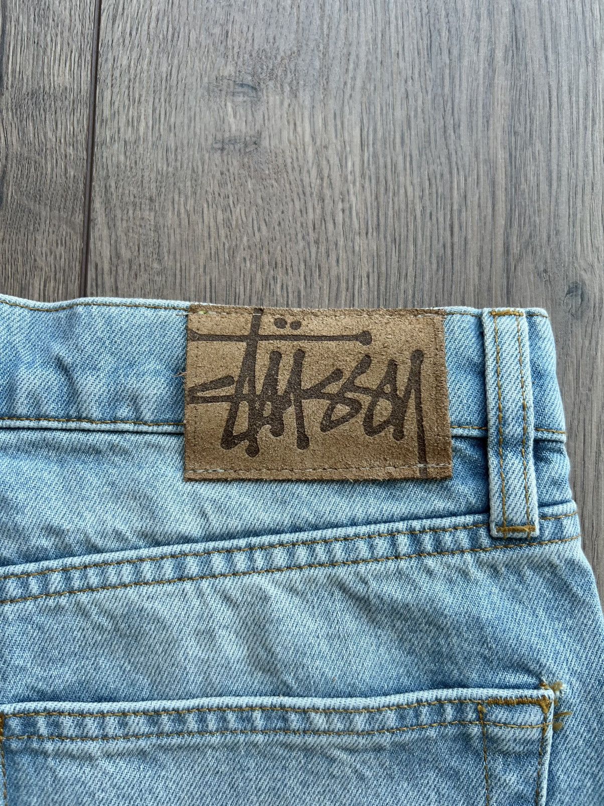 Stussy Stussy New Classic Denim Jean Light Blue 32 Size US 32 / EU 48 - 6 Thumbnail