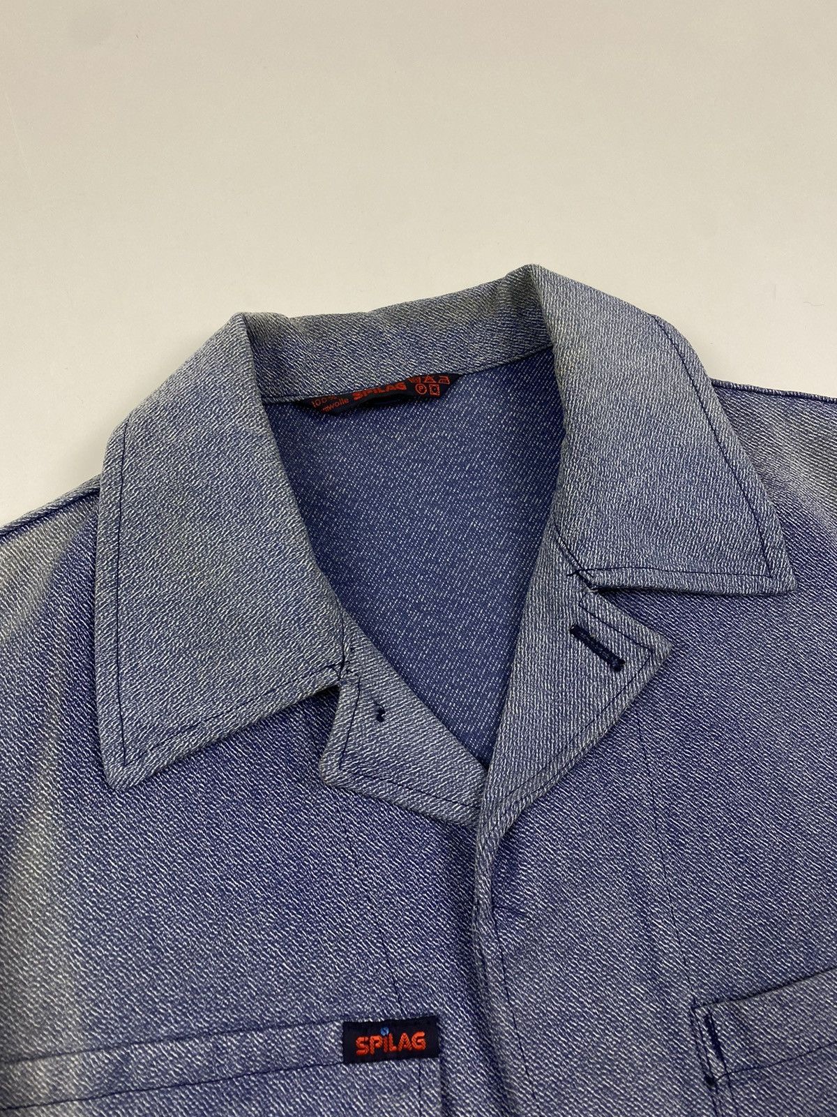 Vintage 1980’s Vintage Sun Faded Spilag Chore Work Jacket Size US M / EU 48-50 / 2 - 5 Thumbnail