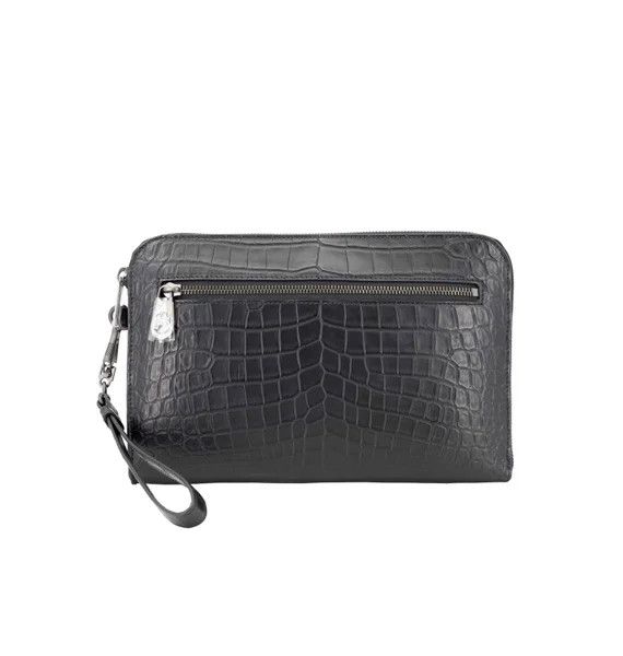 Bottega Veneta o1loc1c0325 Size: OS / 493190 Pouch in Nero Size ONE SIZE - 1 Thumbnail