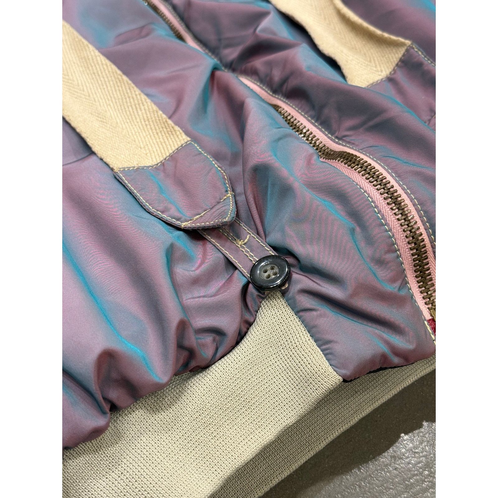 Giorgio Armani A/W1993 Emporio Armani iridescent oversized bomber jacket Size US M / EU 48-50 / 2 - 6 Thumbnail