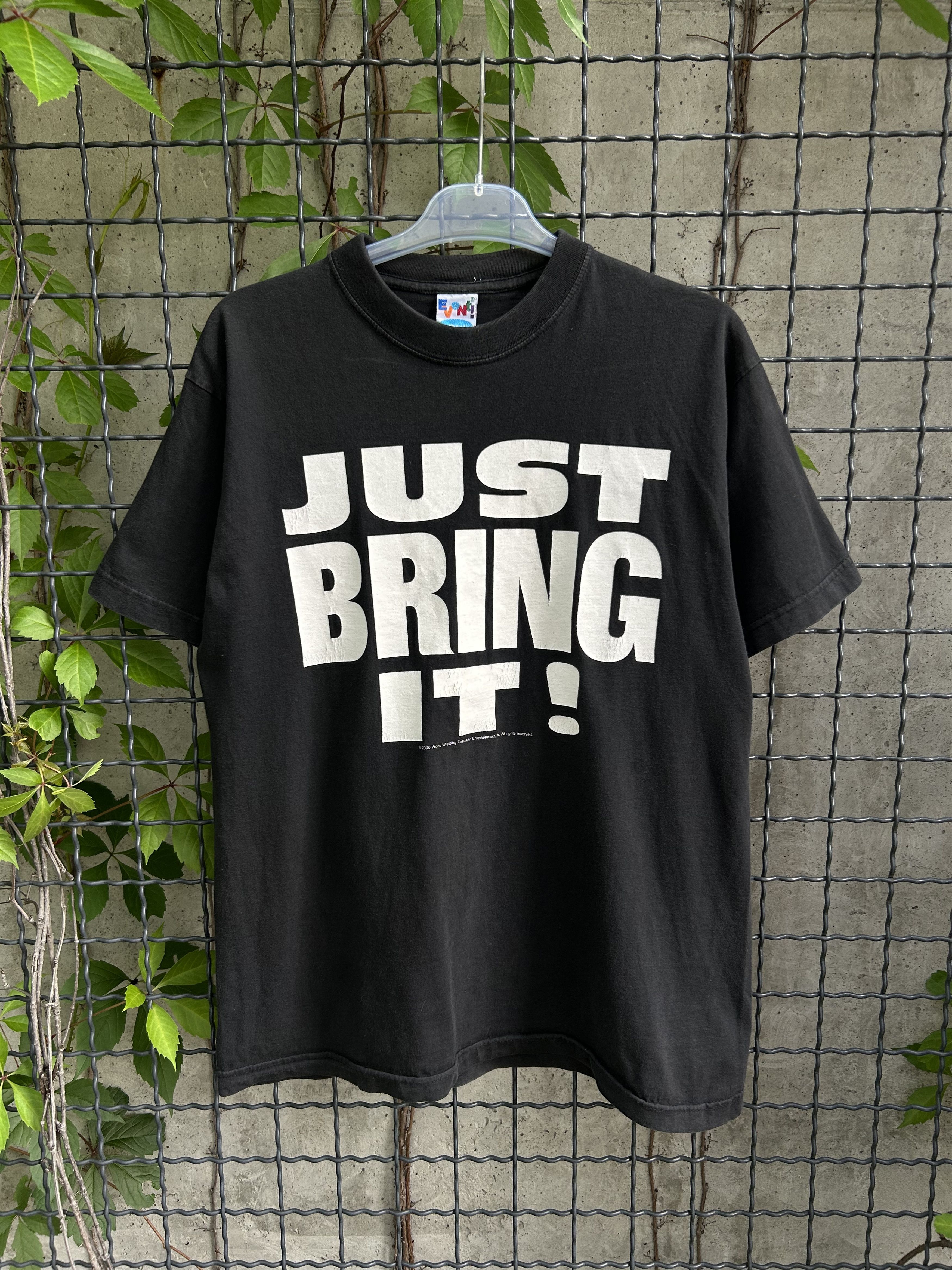 Vintage 2000 The Rock WWE WCW Wrestling T-shirt