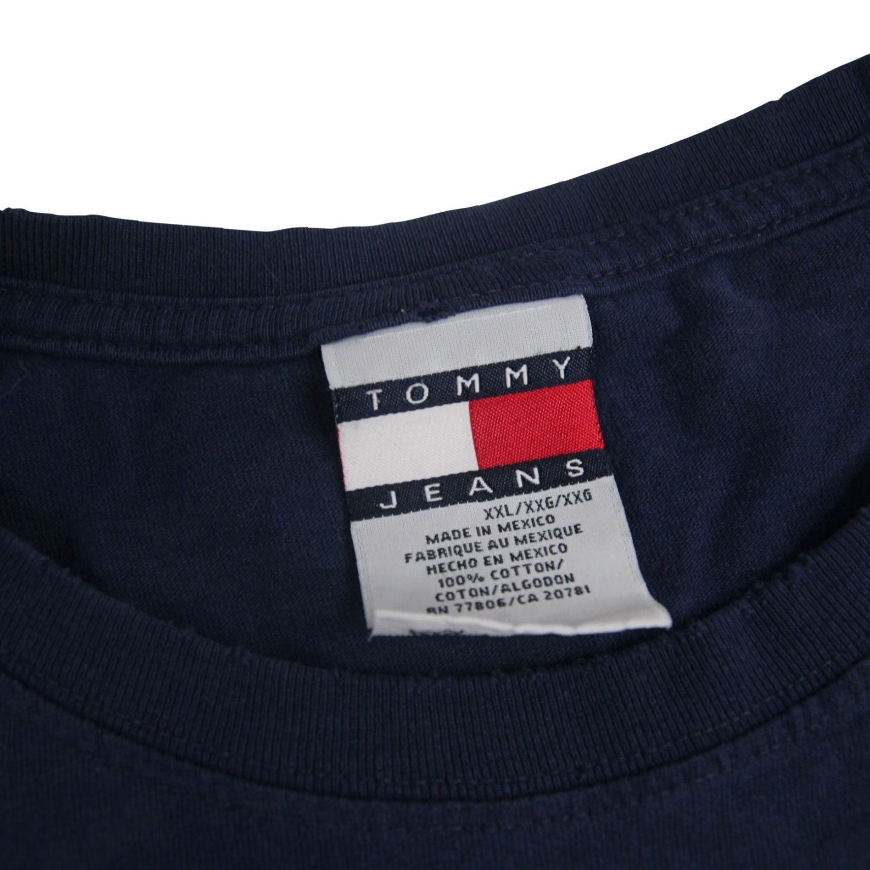 Tommy Hilfiger VINTAGE Tommy Hilfiger Mens XXL Spellout Graphic T Shirt Blue 90s Womens/Mens? Size US XXL / EU 58 / 5 - 3 Thumbnail