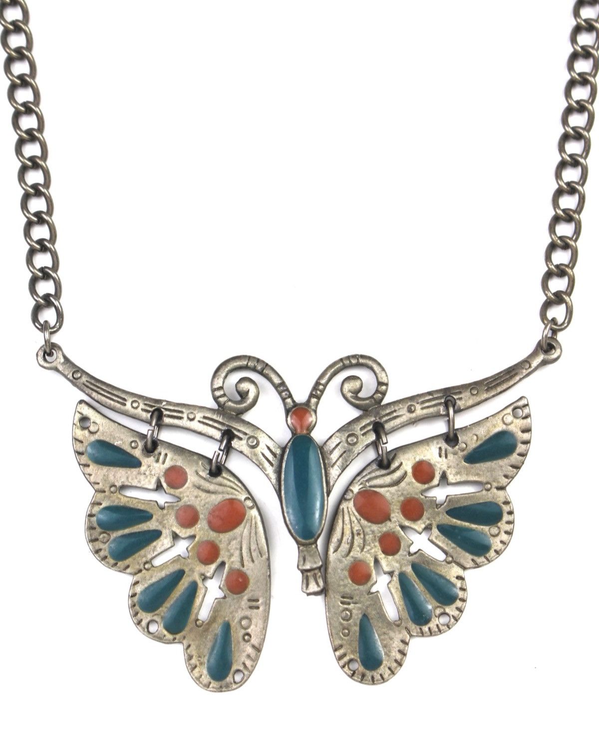 Hysteric Glamour 2000S CELEBRITY ARTISAN BUTTERFLY ENAMEL NECKLACE Size ONE SIZE - 1 Thumbnail