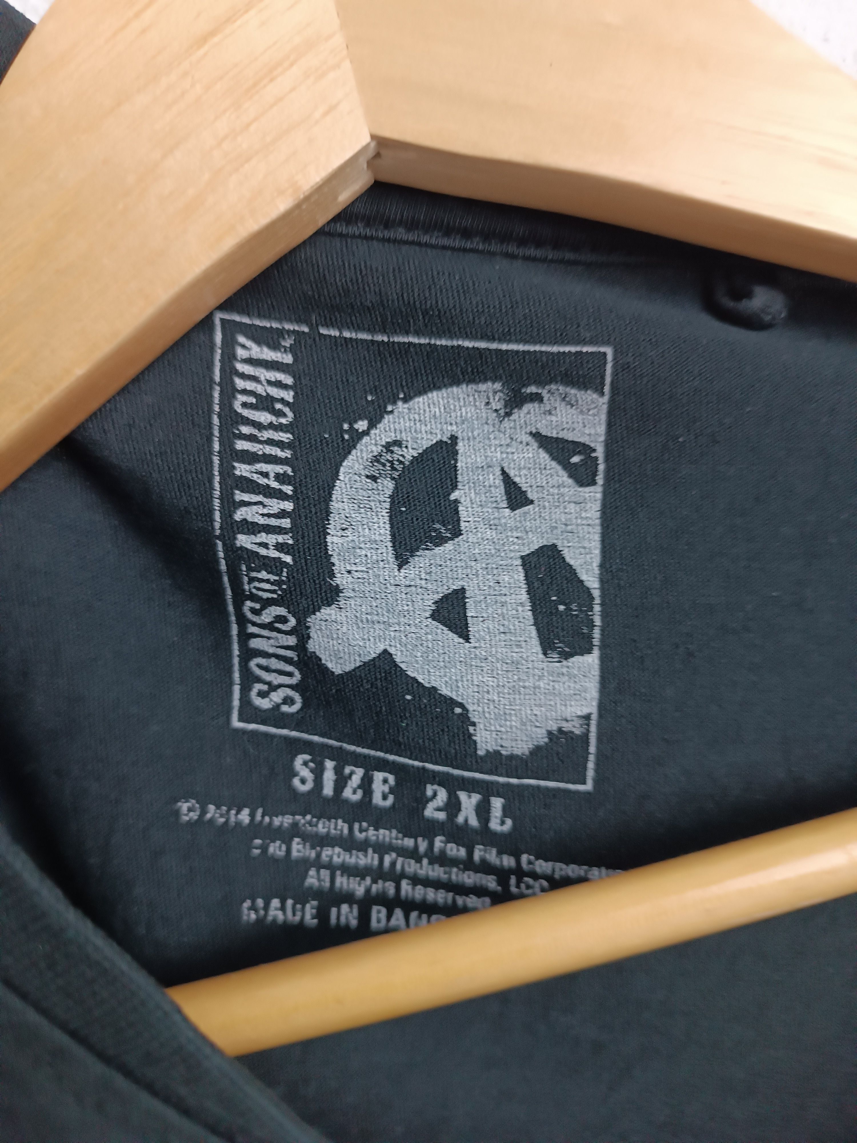 Vintage VINTAGE SONS OF ANARCHY MOTO CLUB BIKERS HARLEY SKULL TEE Size US XL / EU 56 / 4 - 8 Thumbnail