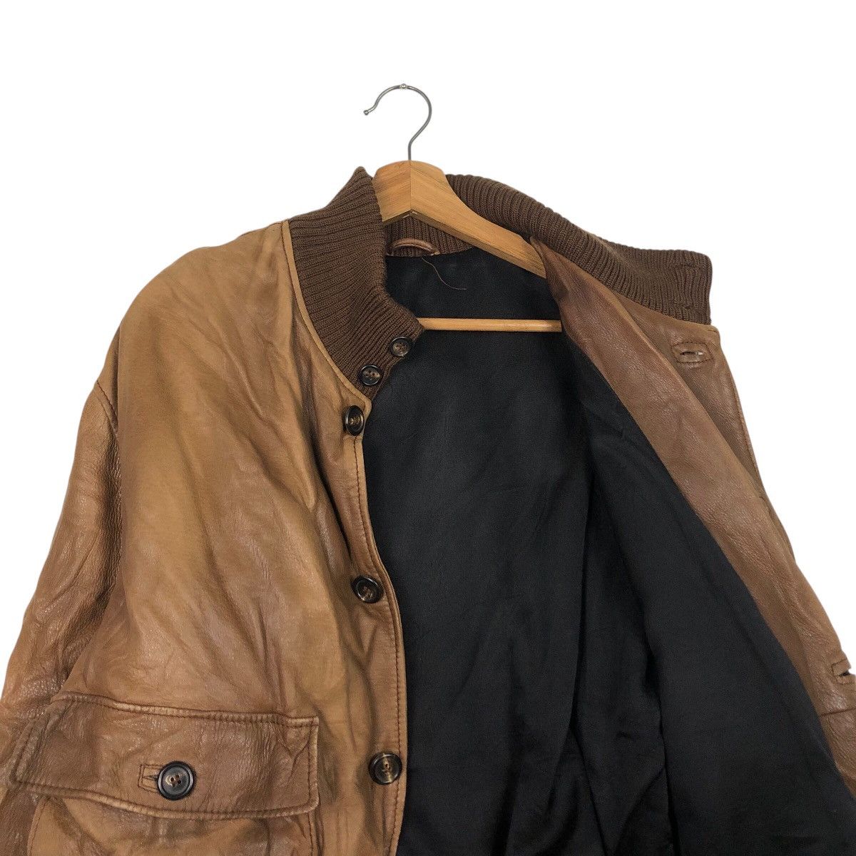 Japanese Brand 📌Vintage Biker Leather Jacket Campanile Blanket Issey Miyake Size US M / EU 48-50 / 2 - 13 Thumbnail