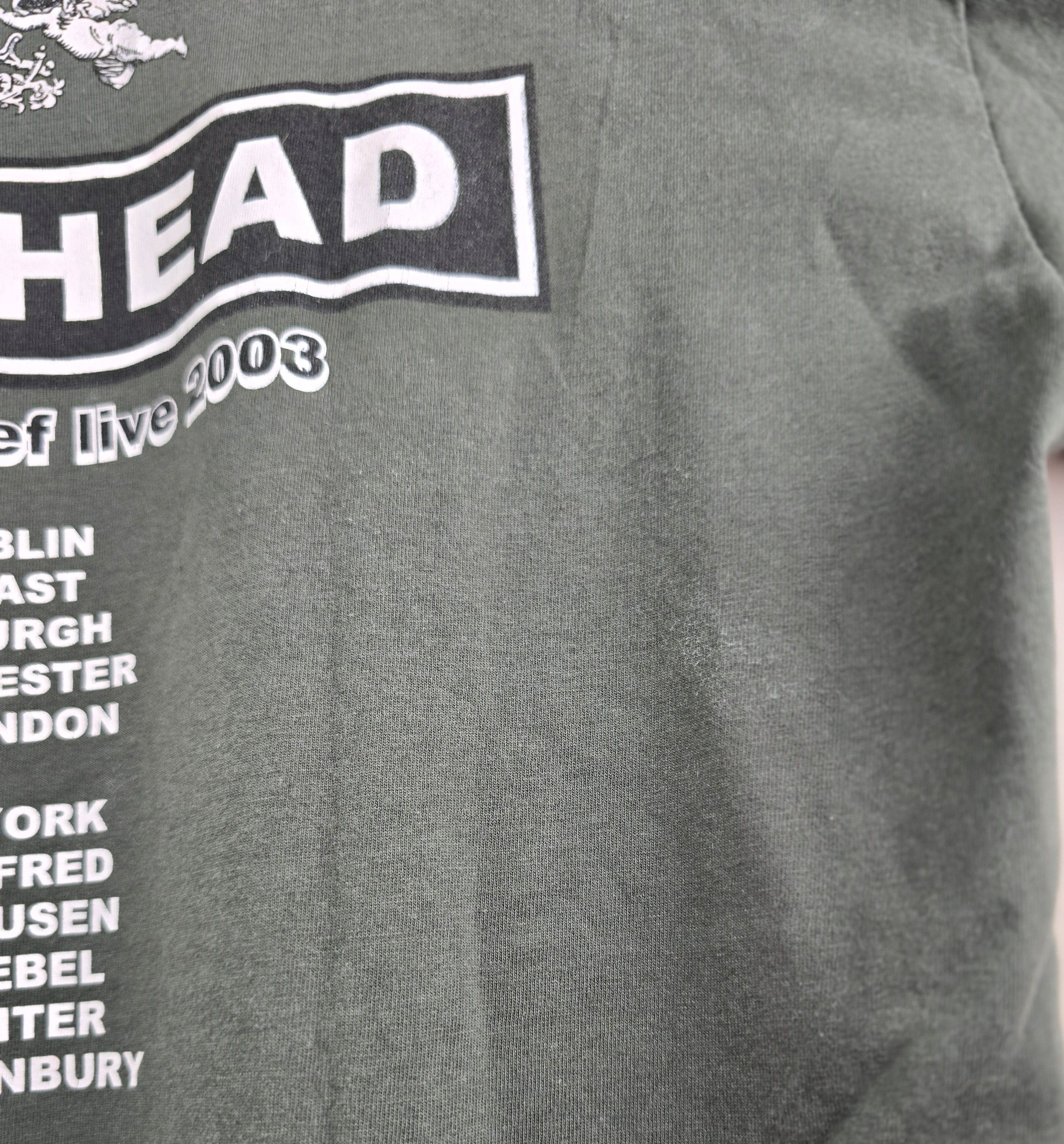 Band Tees × Vintage 2003 Radiohead Hail to the thief live L 21.5" 29" Size US L / EU 52-54 / 3 - 8 Thumbnail
