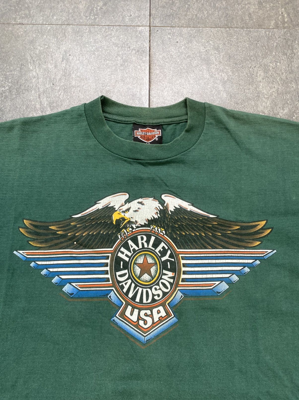 Harley Davidson Vtg 90's Harley davidson USA Single stitch Size US M / EU 48-50 / 2 - 3 Thumbnail
