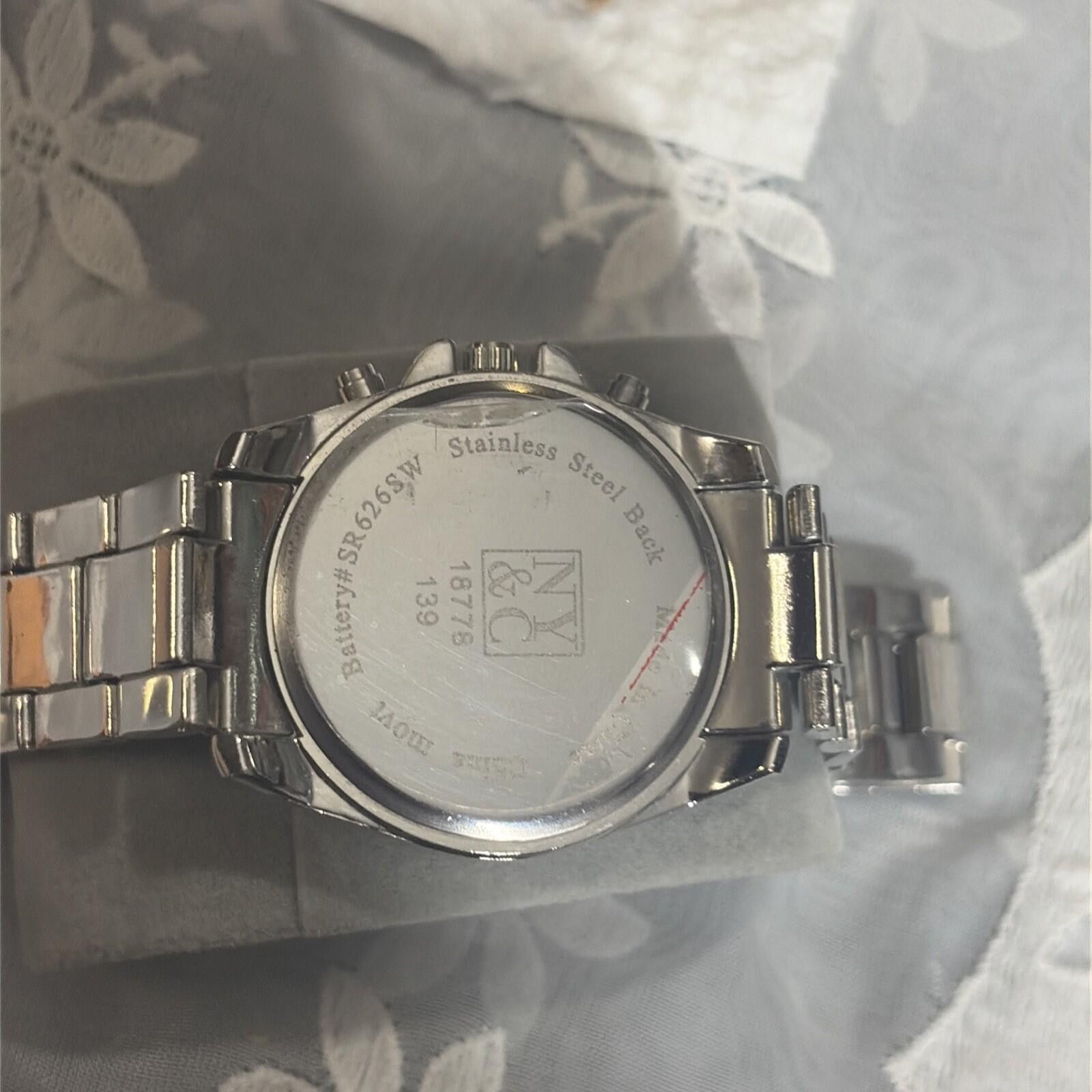 Tripp NYC New York And City Women’s Glitter Rhinestone Watch Size ONE SIZE - 4 Thumbnail