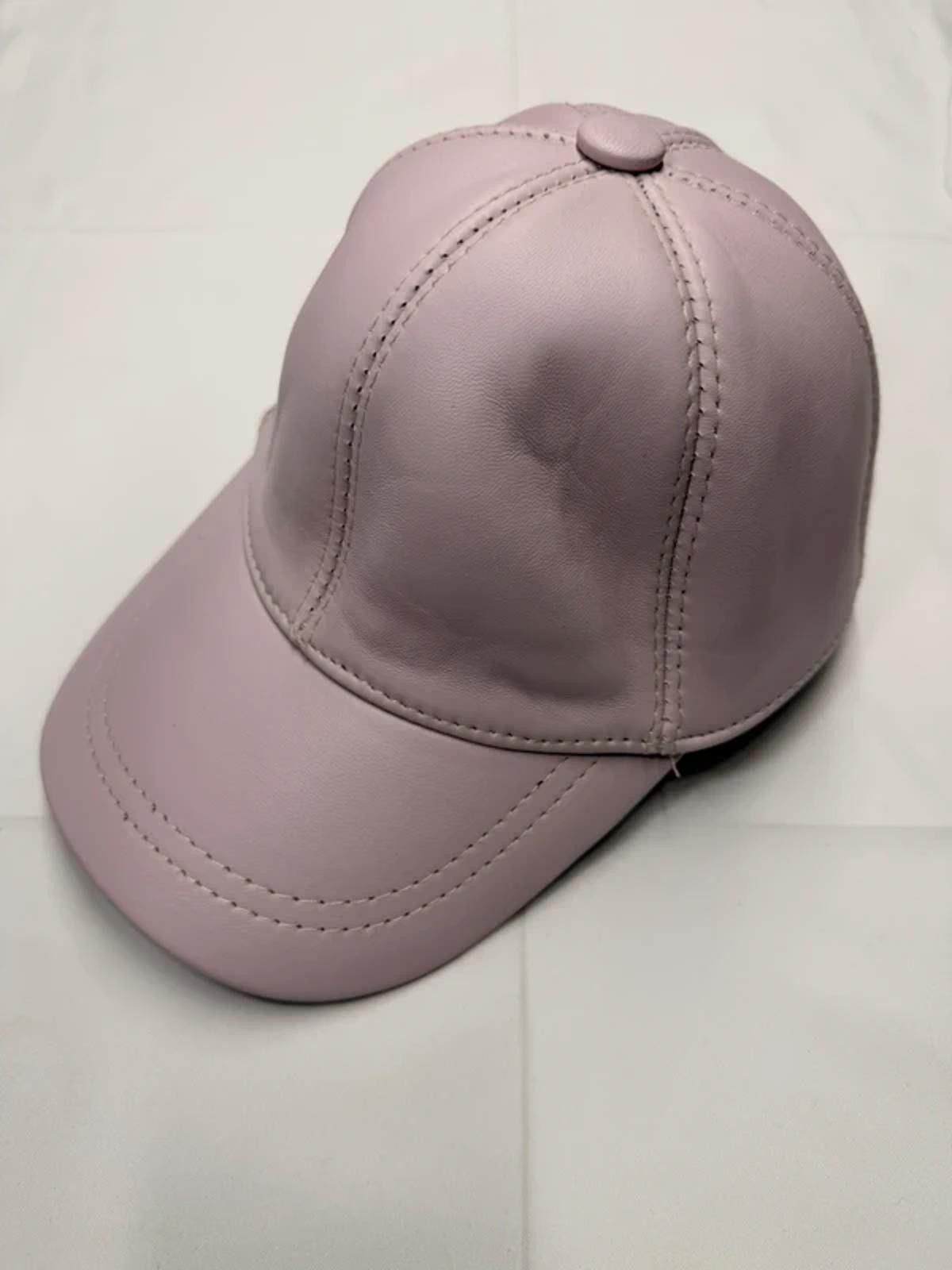 Other NEW Pink Leather Baseball Cap - Premium Hat #021 Size ONE SIZE - 2 Thumbnail