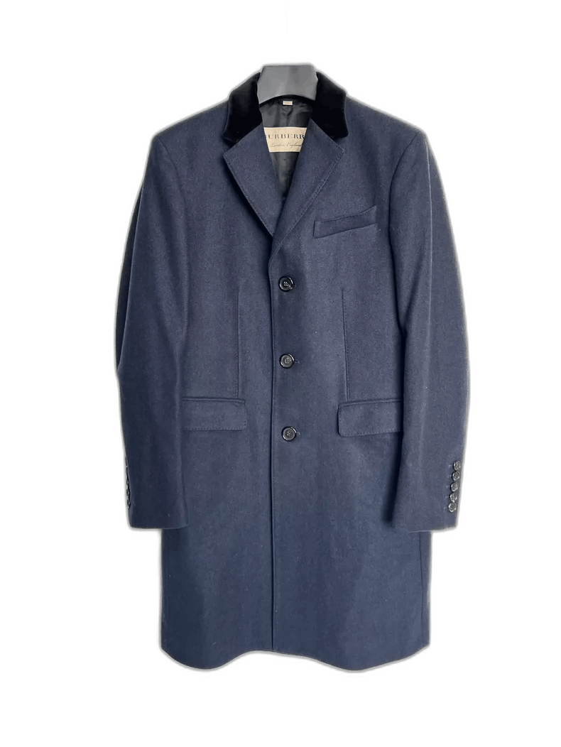 Burberry Burberry Dark Blue Chester Coat Size US L / EU 52-54 / 3 - 1 Thumbnail