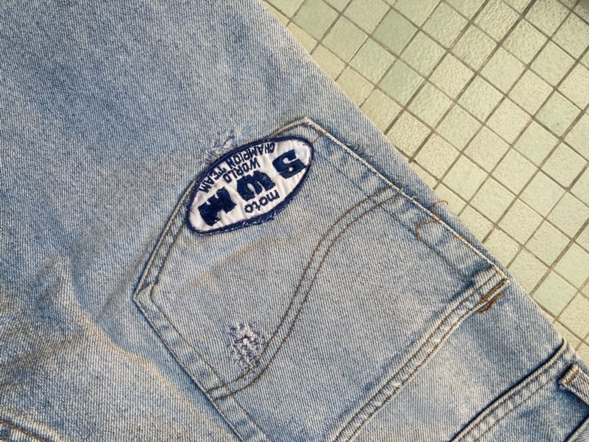Enrico Coveri Blue Enrico Cover 80s denim jeans Size US 31 - 6 Thumbnail