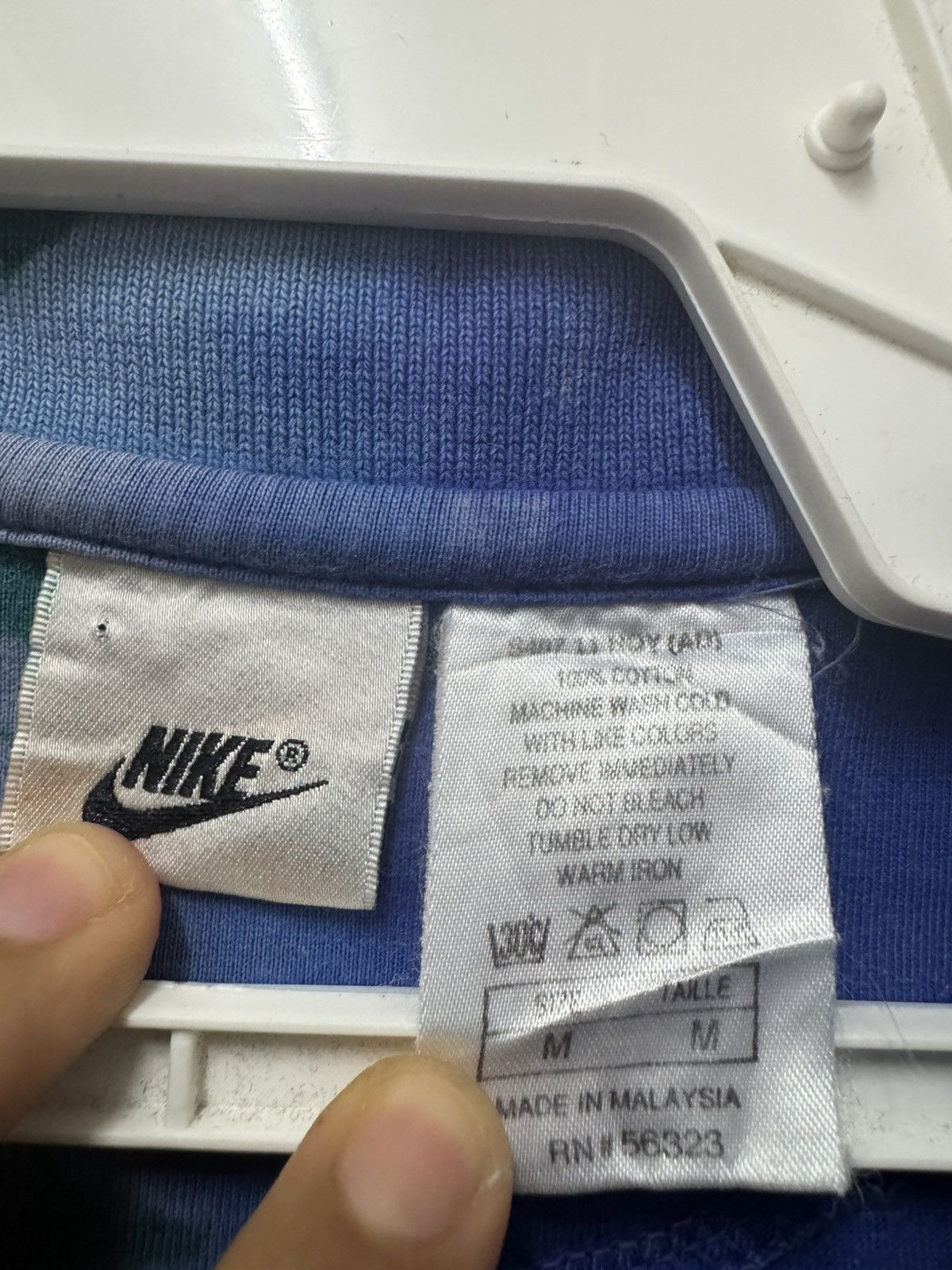 Nike Vintage Nike Tiger Challage Court Polo 2 Tone Shirt Size US L / EU 52-54 / 3 - 7 Thumbnail