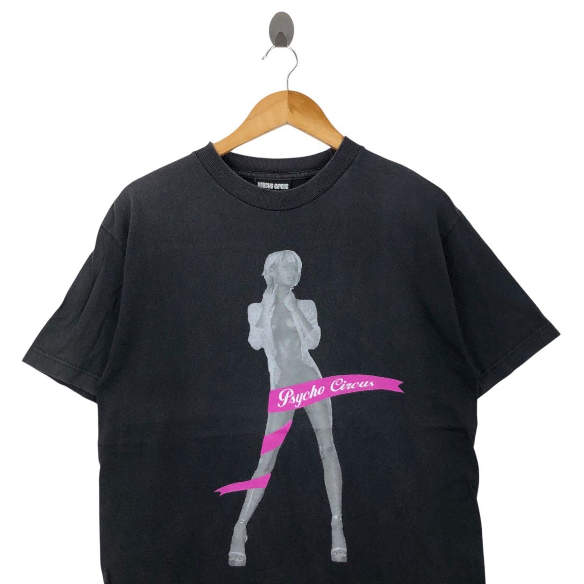 Vintage Vintage PSYCHO CIRCUS T Shirt Paris Hilton Photo Usa Size M Size US M / EU 48-50 / 2 - 2 Thumbnail