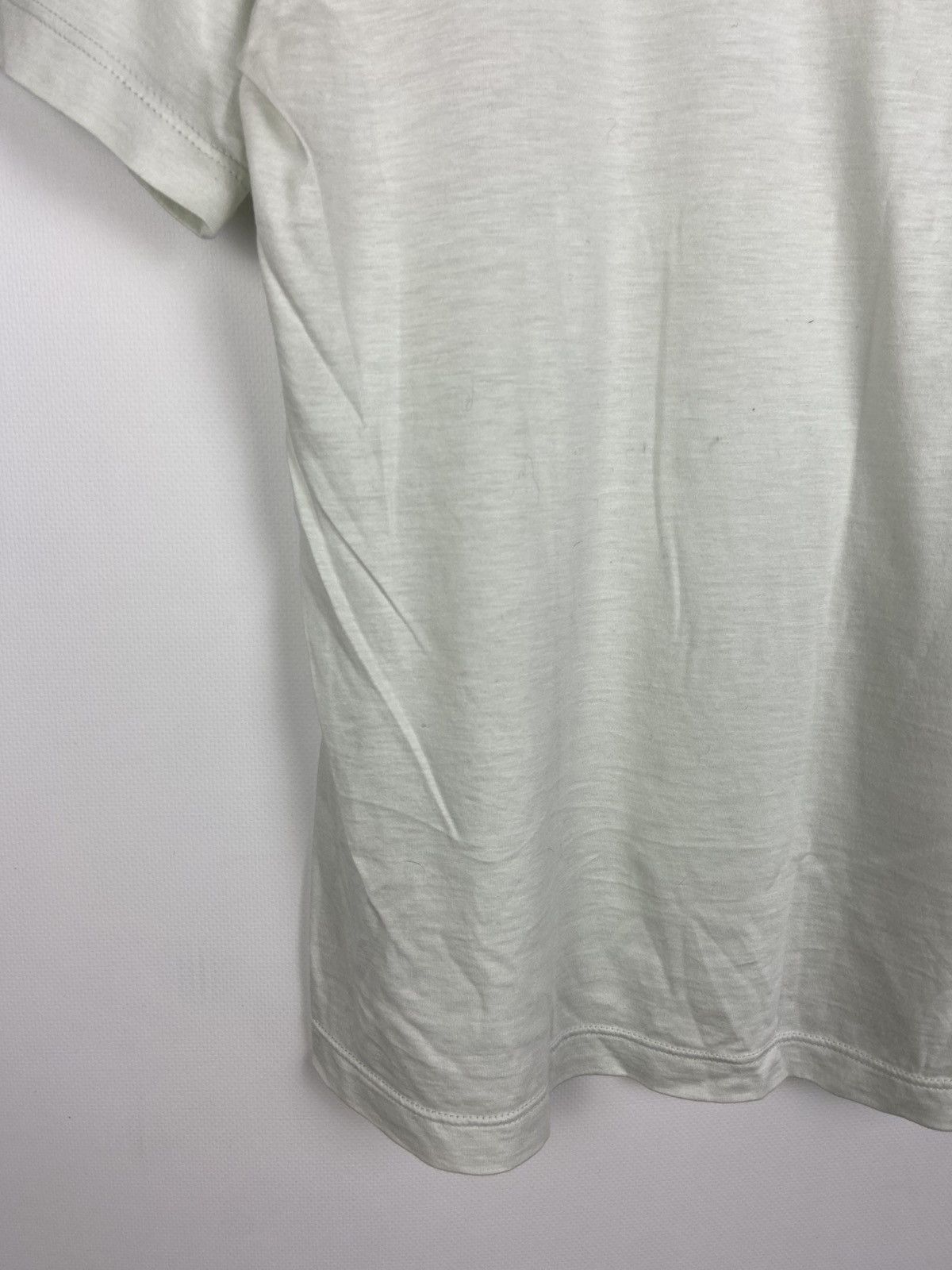 Jil Sander Jil Sander Women's Cream Crew Neck T-Shirt Sz S Size S / US 4 / IT 40 - 5 Thumbnail