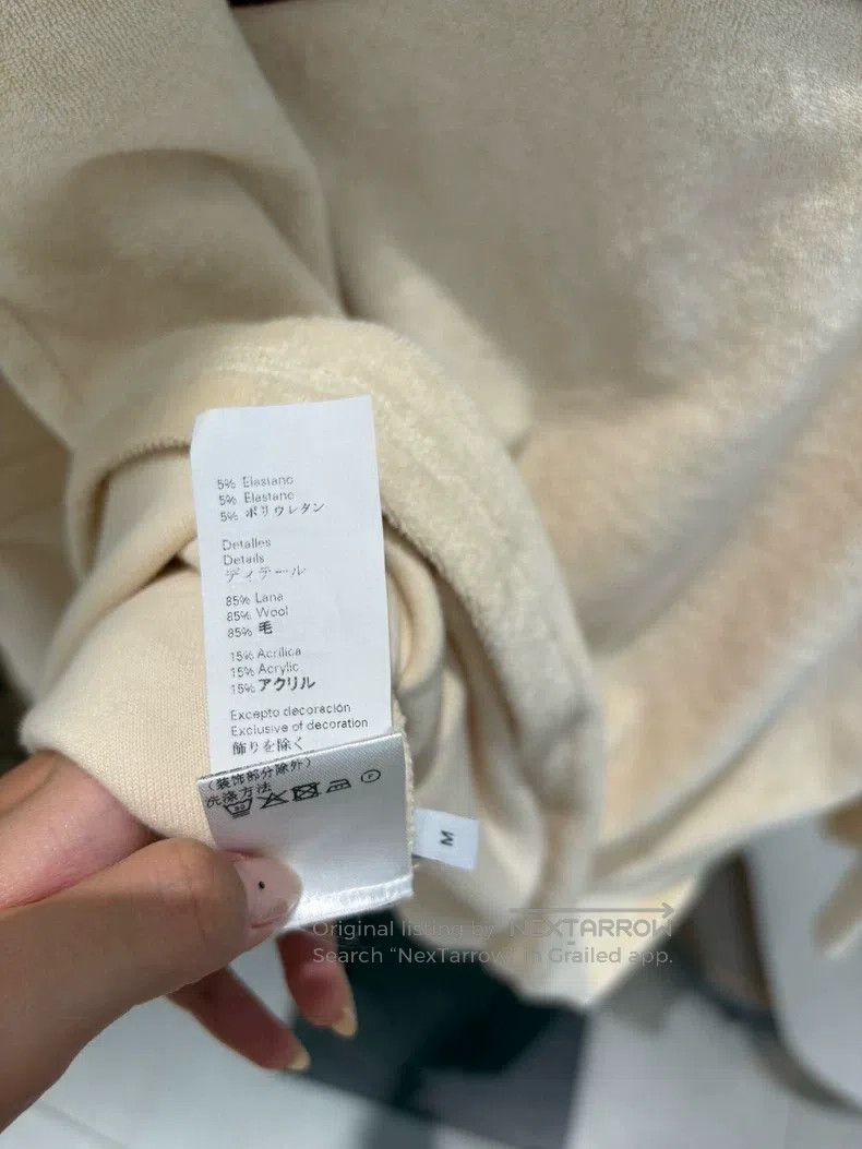 Loewe LOEWE Collaborative Beige Half-Zip Hooded Sweatshirt Size M / US 6-8 / IT 42-44 - 4 Thumbnail