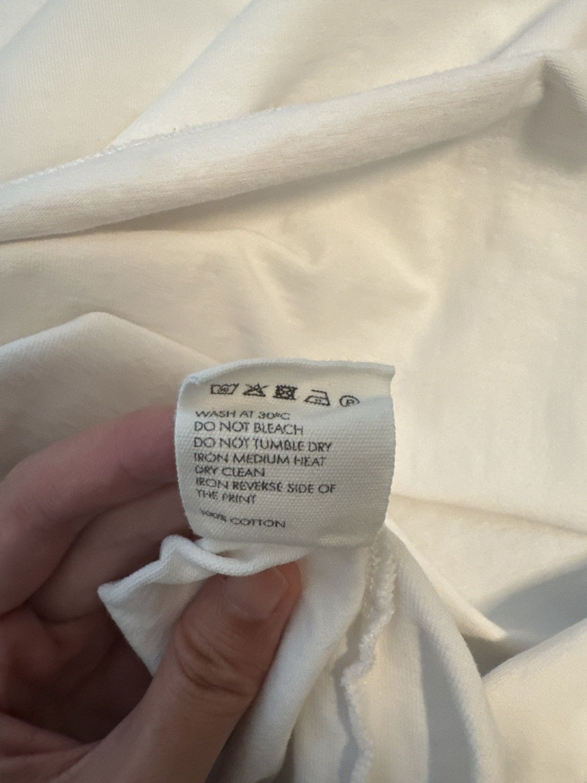 Jacquemus Jacquemus Long Sleeve Paste Logo T-Shirt in White Size US XS / EU 42 / 0 - 5 Thumbnail