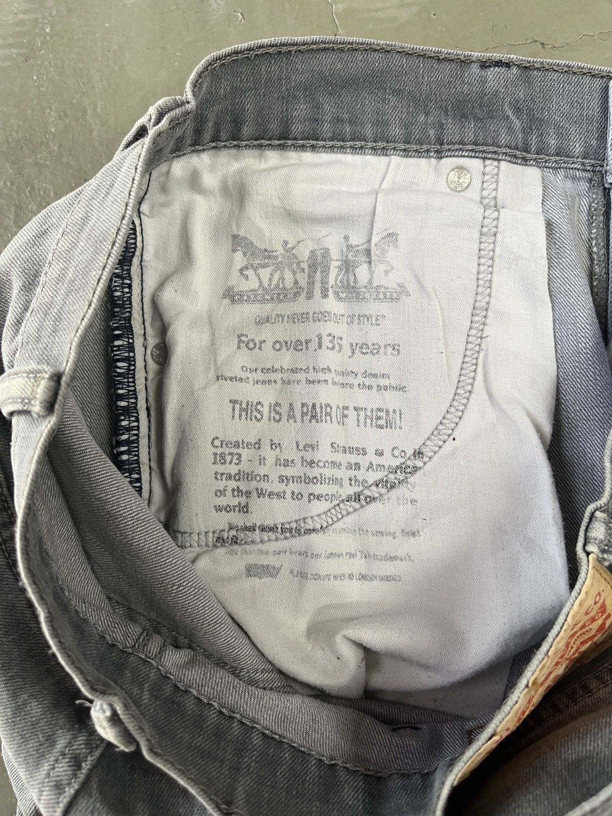 Levi's Vintage 90s Levis 517 Paint Splatter Junya Helmut Lang Style Size US 33 - 9 Thumbnail