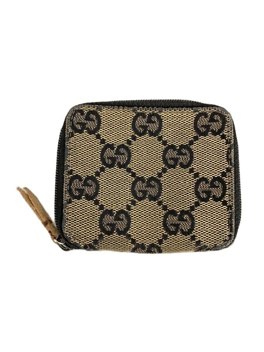 Gucci Gucci GG Canvas Coin Case Black Size ONE SIZE - 1 Thumbnail