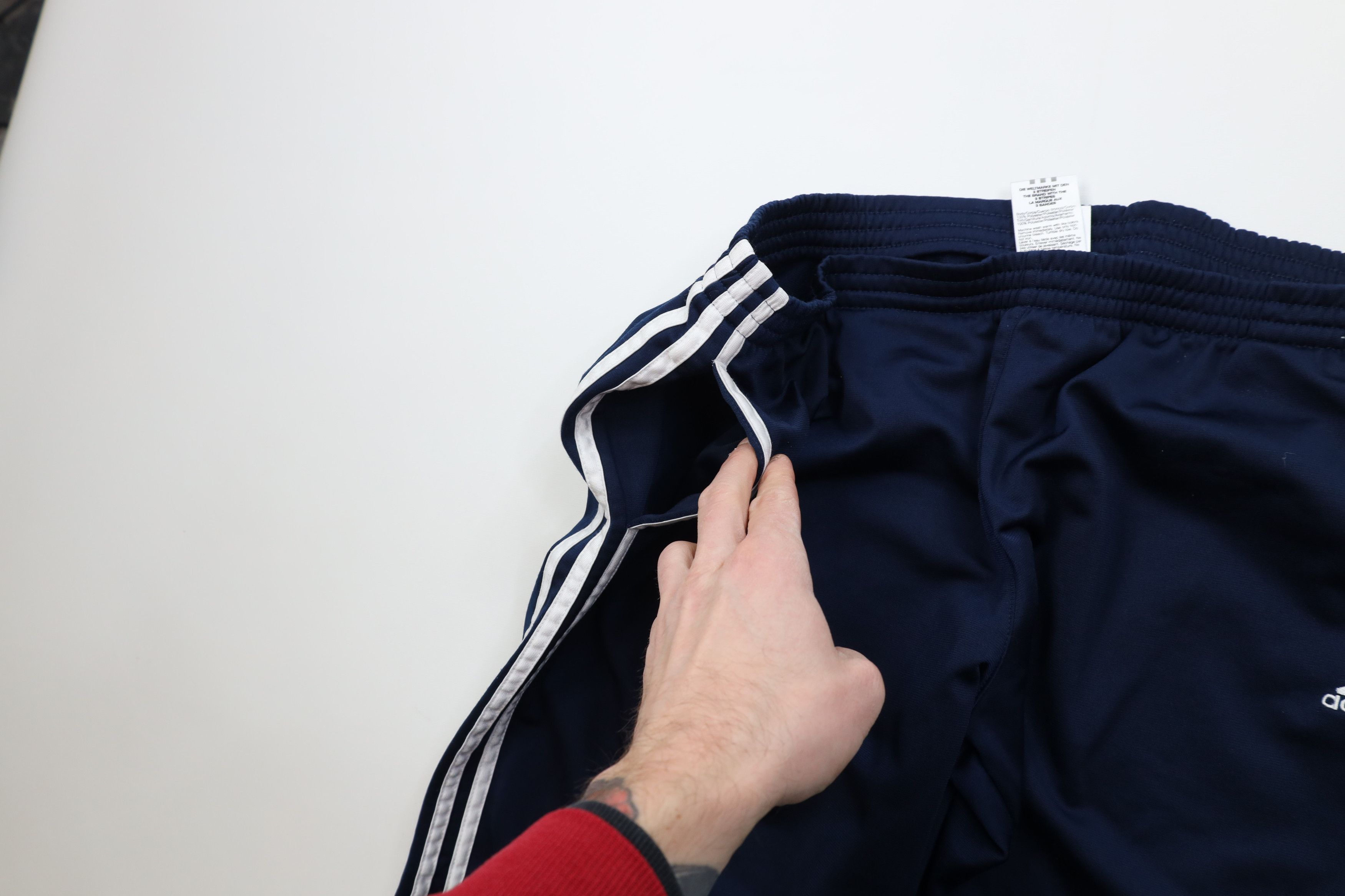Vintage Y2K Adidas Flared Wide Leg Sweatpants Pants Blue