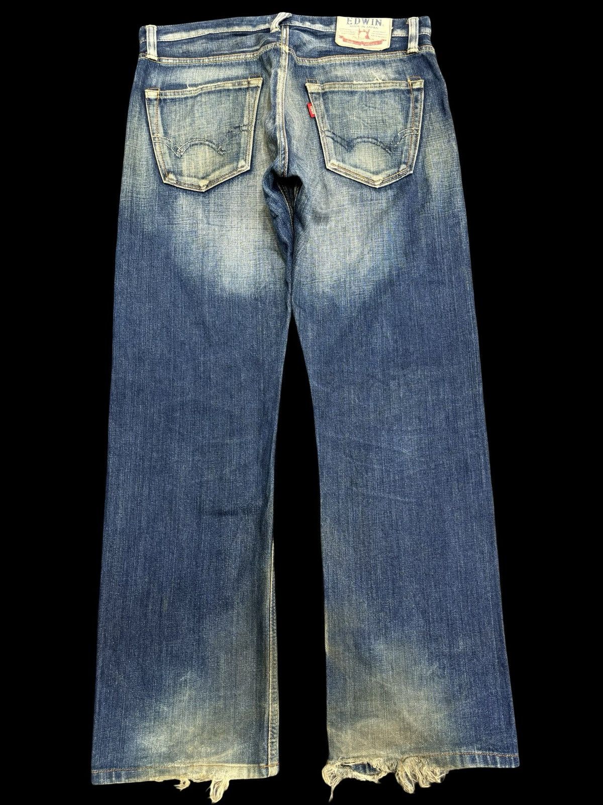 Edwin 💥Cool Fades💥Edwin 503 Regular Stonewash Fades Denim F493 Size US 34 / EU 50 - 2 Thumbnail