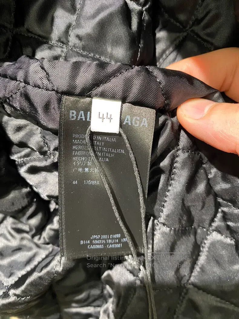 Balenciaga Balenciaga Black stand-collar jacket coat Size US S / EU 44-46 / 1 - 4 Thumbnail