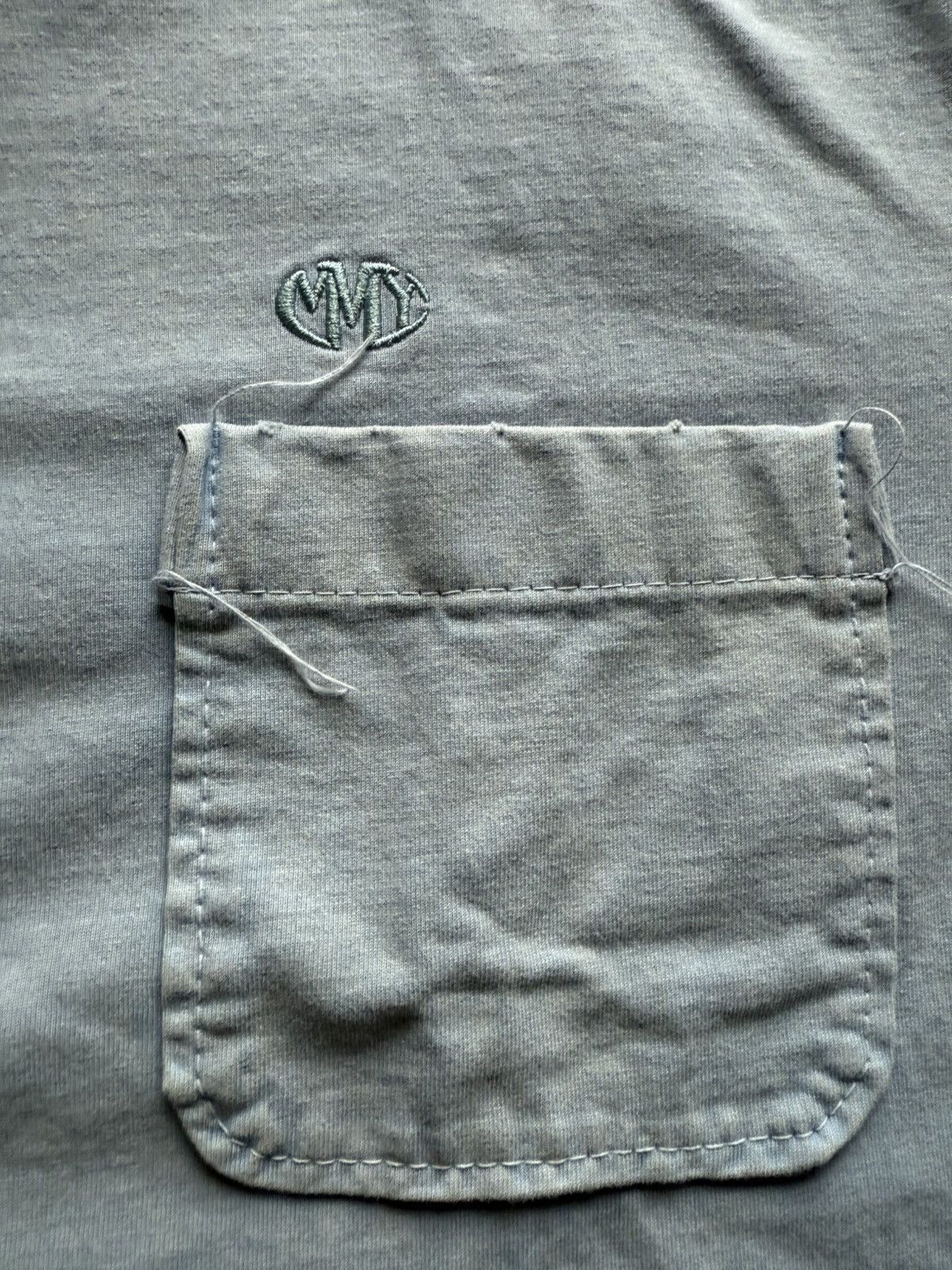 Maison MIHARA YASUHIRO Maison Mihara Yasuhiro blue amateur sewn distressed t shirt Size US M / EU 48-50 / 2 - 7 Thumbnail