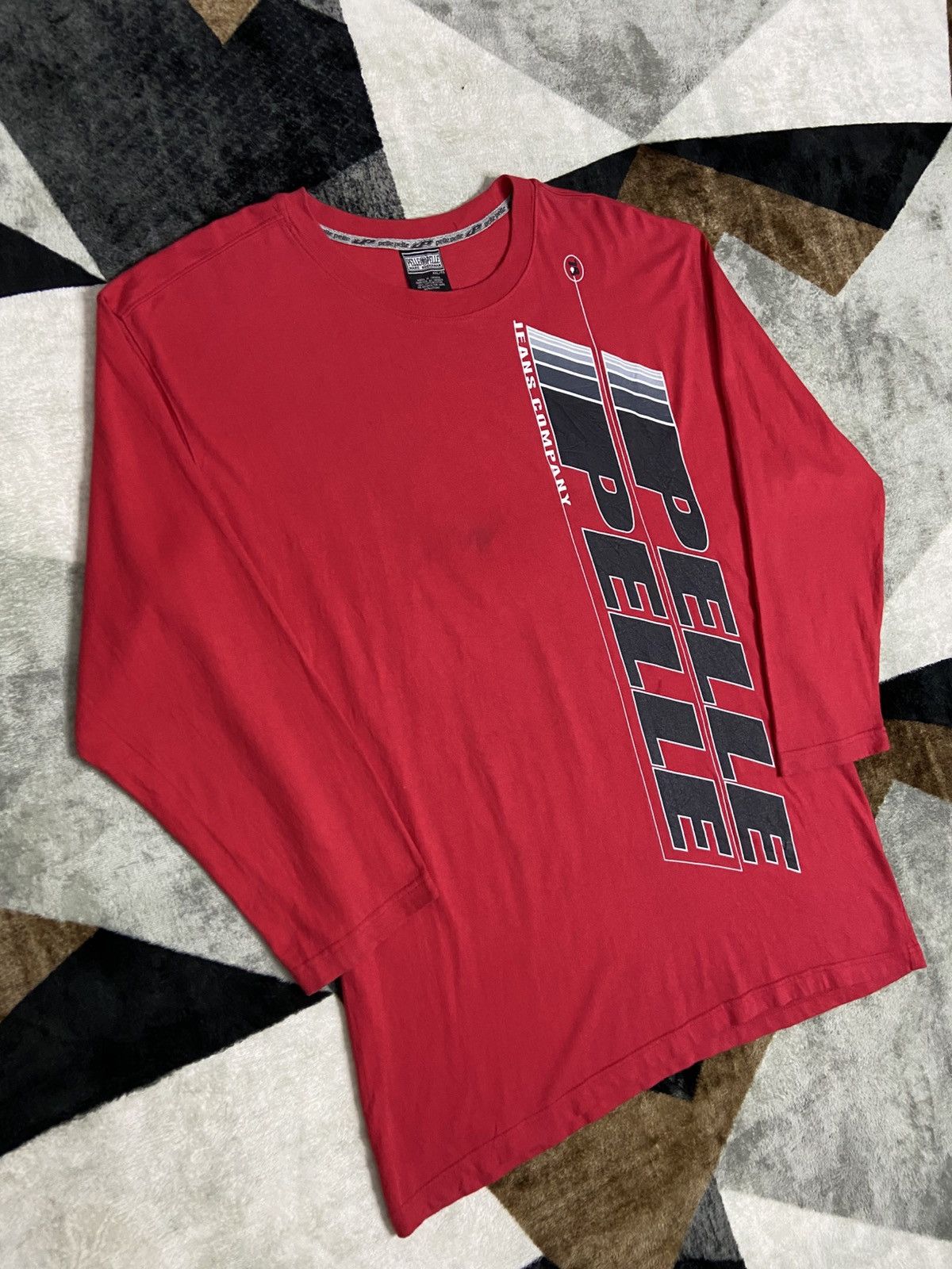 Pelle Pelle Vintage Pelle Pelle Marc Buchanan Spell Out 3/4 Sleeve Size US L / EU 52-54 / 3 - 2 Thumbnail
