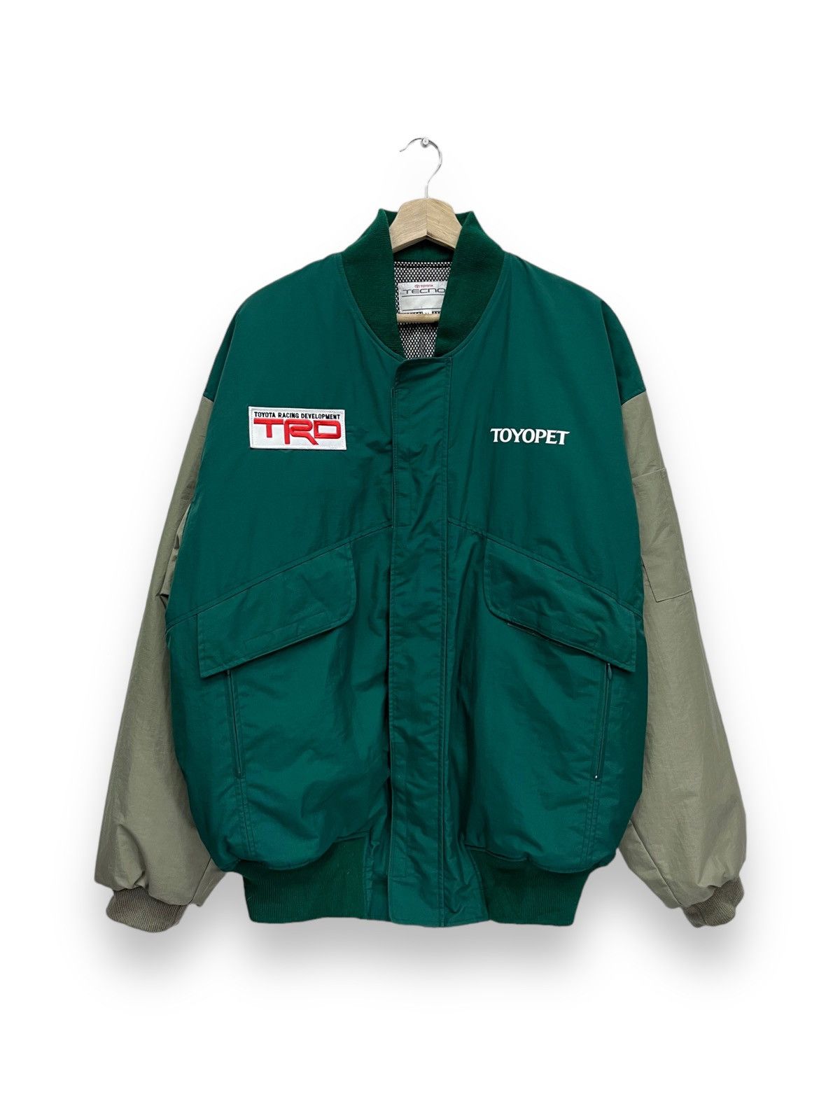 Other 🏁🔥TOYOTA TECNO TOYOPET JAPAN Quilted Lined Bomber Jacket Size US L / EU 52-54 / 3 - 2 Thumbnail