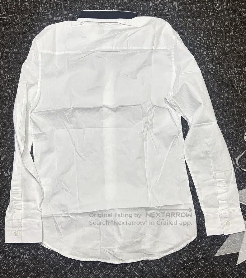 Givenchy Givenchy size 41 White Star Hidden Front Placket Long Slee Size US M / EU 48-50 / 2 - 2 Thumbnail